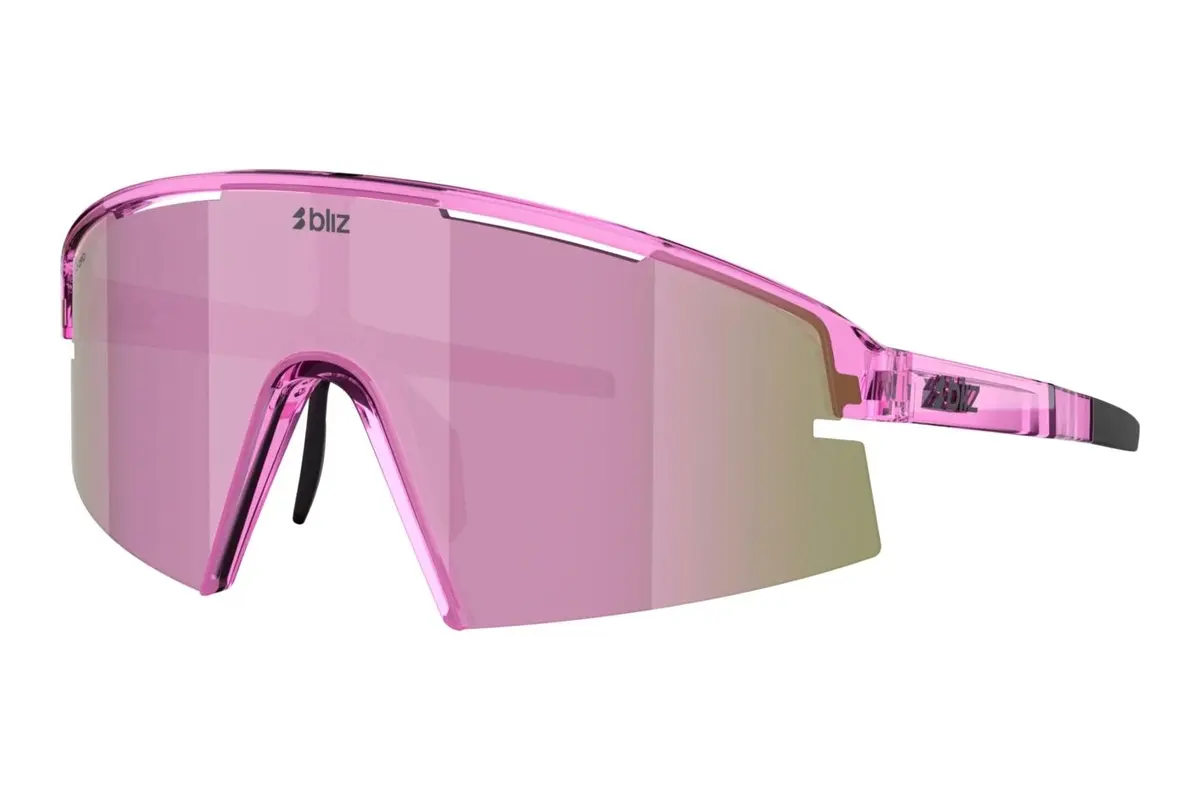 Bliz P006s Transparant Pink / Brown W Rose Multi