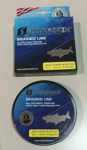 Sølvkroken Sølvkroken braided line 0,16mm 120m