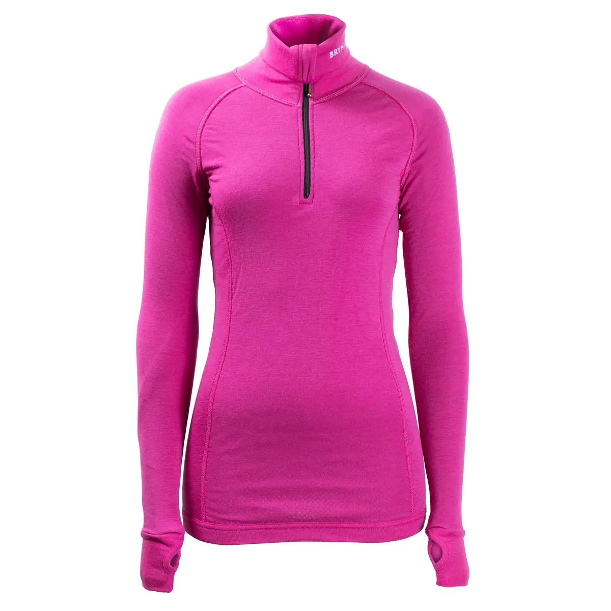 Brynje Women's Arctic Zip Polo Cerise