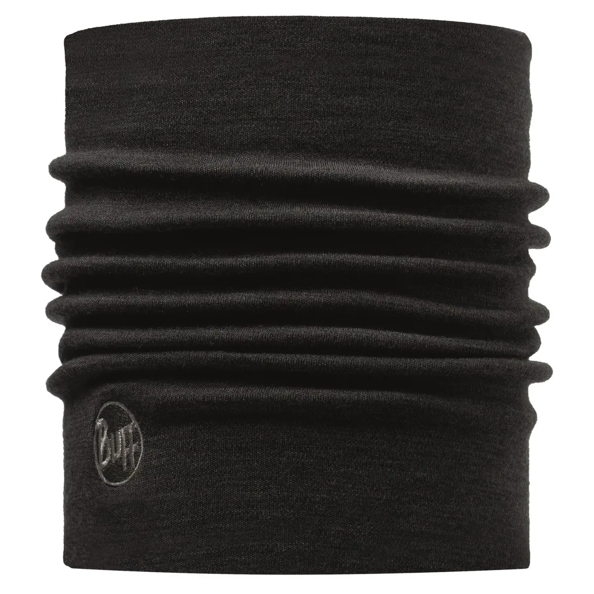 Buff Heavyweight Merino Wool Solid Black