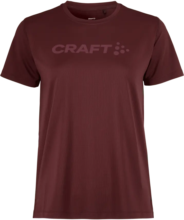 Craft Women's Essence Logo Tee 2 Dk Fig
