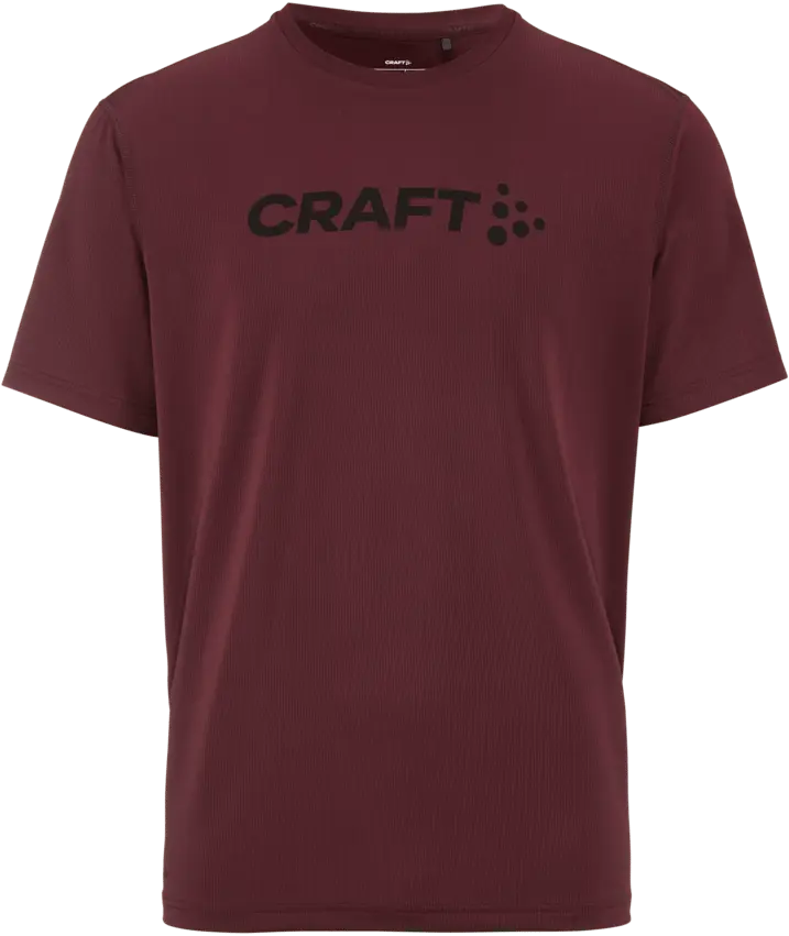 Craft Men's Essence Logo Tee 2 Dk Fig