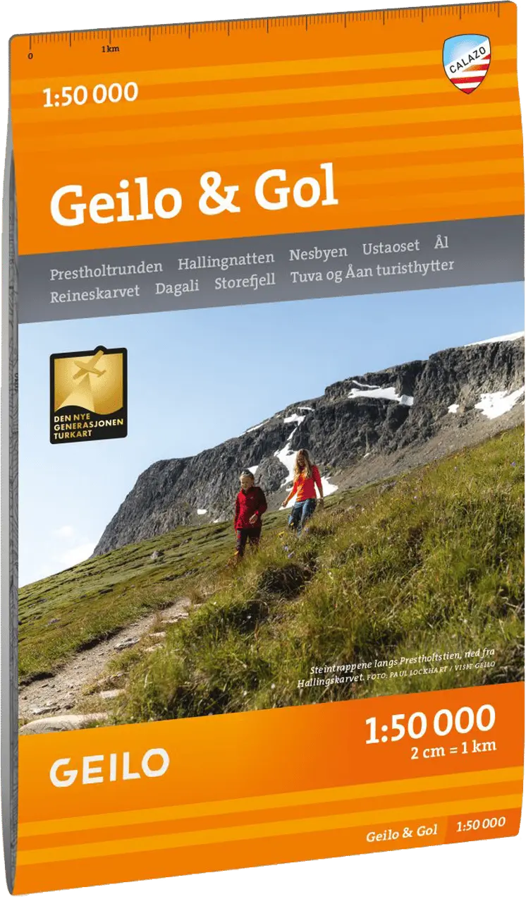Calazo förlag Turkart Geilo & Gol 1:50.000 NoColour