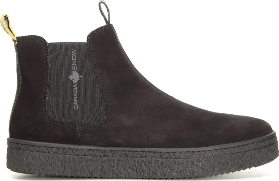 Canada Snow Men's Mount Verm Suede Boots Black