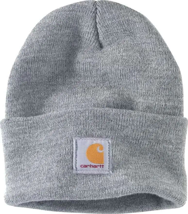 Carhartt Knitted Cuffed Beanie Heather Grey
