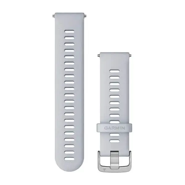 Garmin Quick Release Bands (22 mm) whitestone/sølvfarget anordning