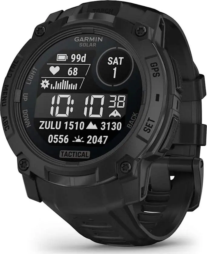 Garmin Instinct® 3 – 45 mm, Solar, Tactical Edition Black