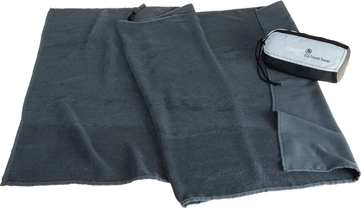Cocoon Eco Travel Towel M Deep Ocean