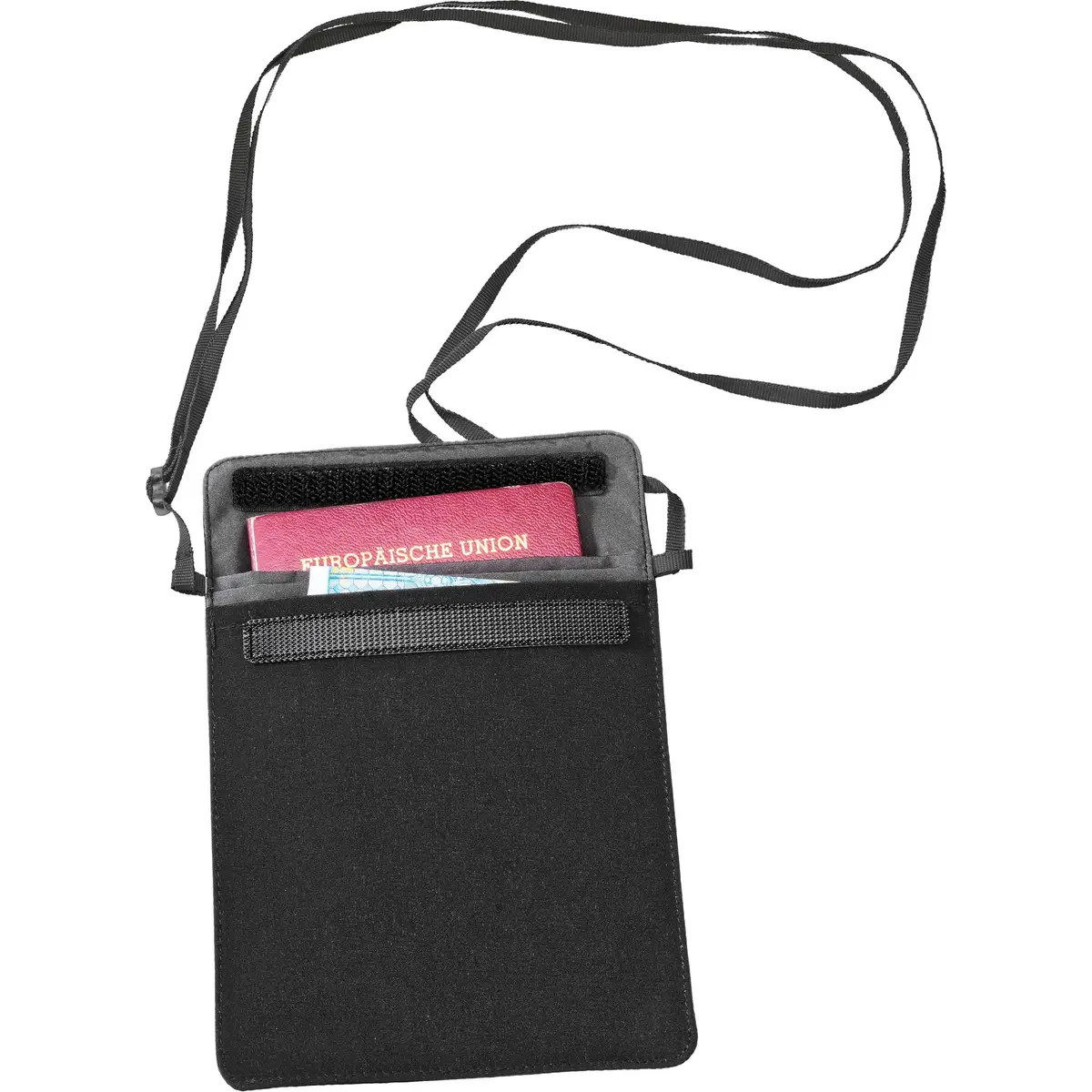 Cocoon Secret Passport Wallet Silk Black