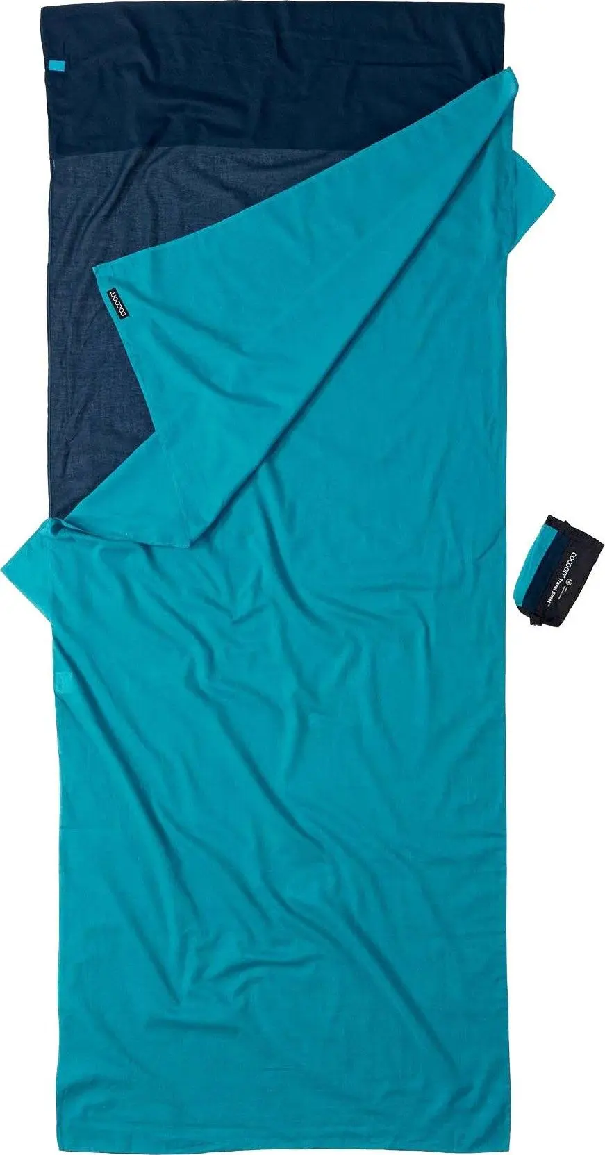 Cocoon Travelsheet Egyptian Cotton Tuareg/Laguna Blue