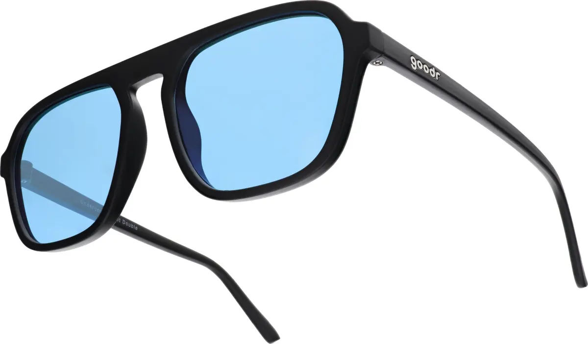 Goodr Sunglasses Undercover Stunt Double Black