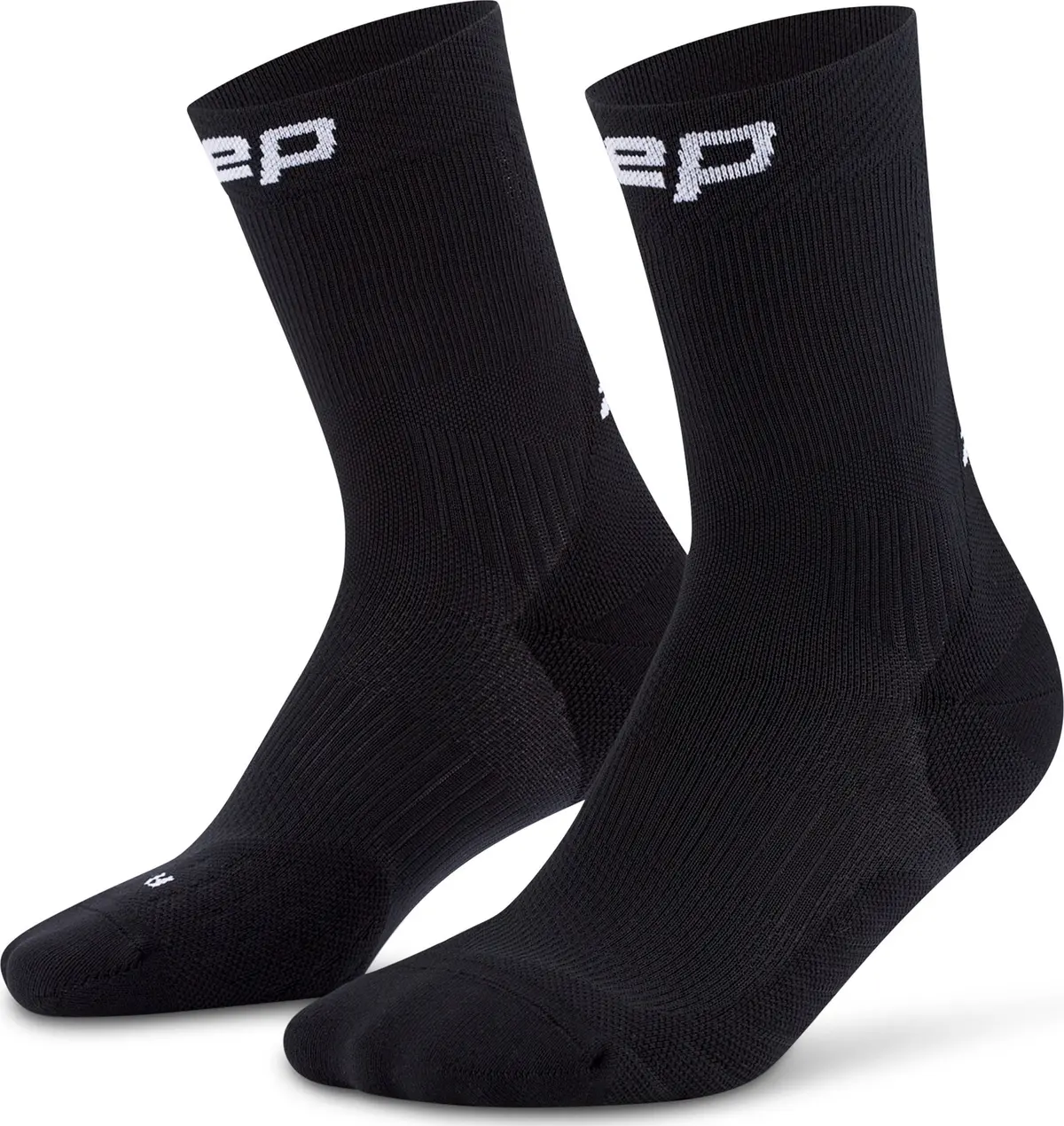 CEP Women's Run Socks Mid Cut 5.0 Black