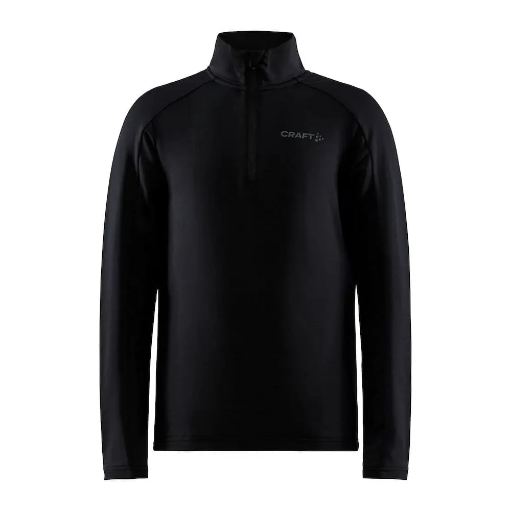 Craft Juniors' Core Gain Midlayer Black
