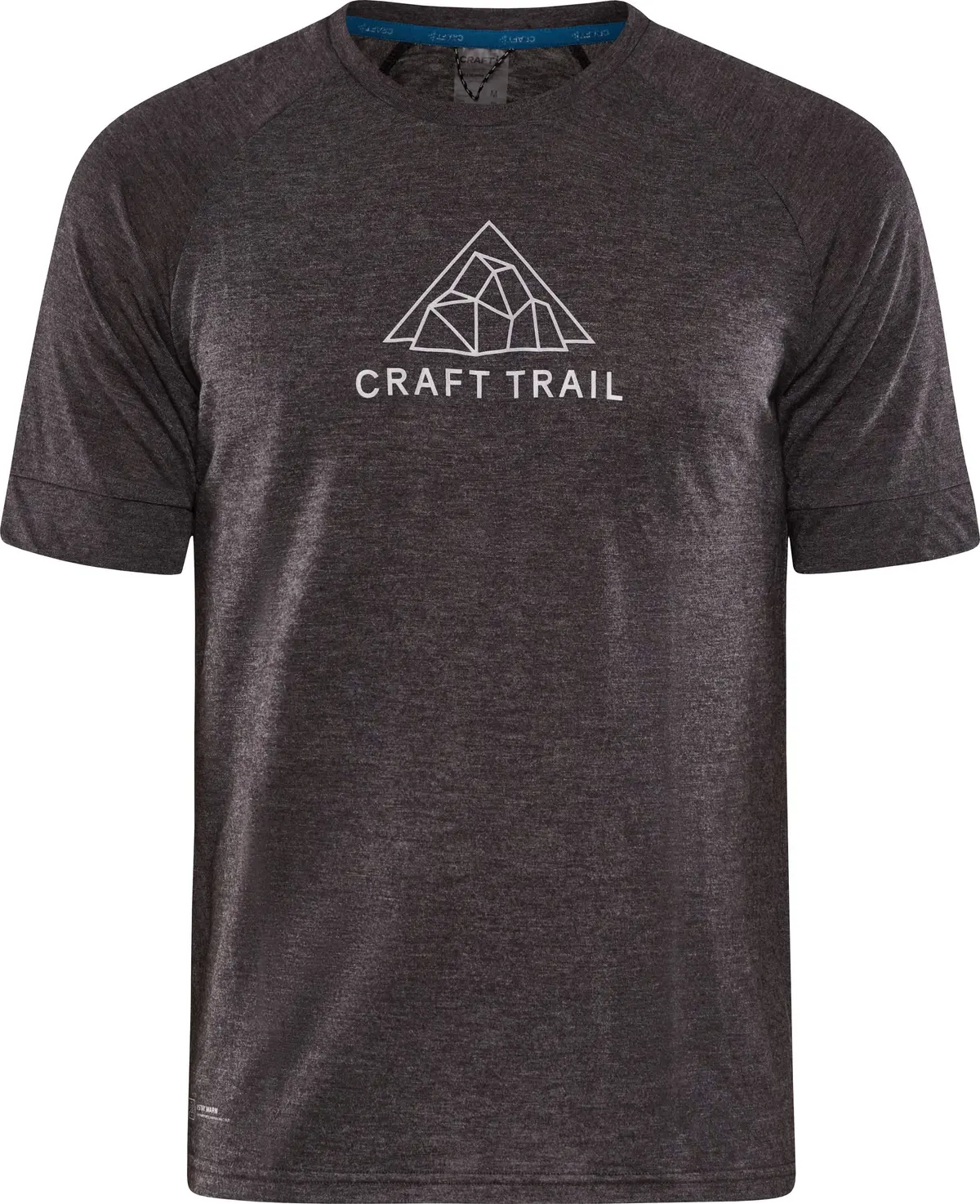 Craft Men's Advance Trail Wool Short Sleeve Tee  Black/Melange