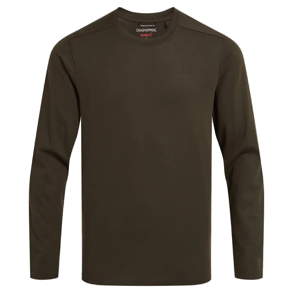 Craghoppers Men's Nosilife Abel Long Sleeved T-Shirt Woodland Green