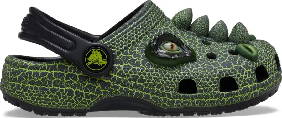 Crocs Classic Iam Scary Dino Clog T Black