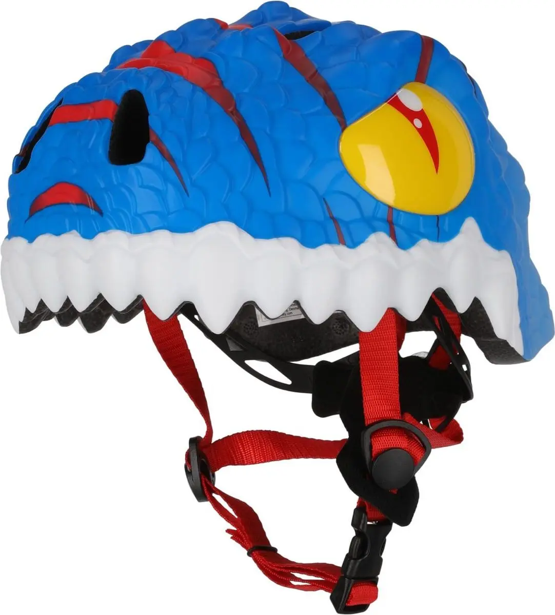 Crazy Safety Dino Bicycle Helmet Blue