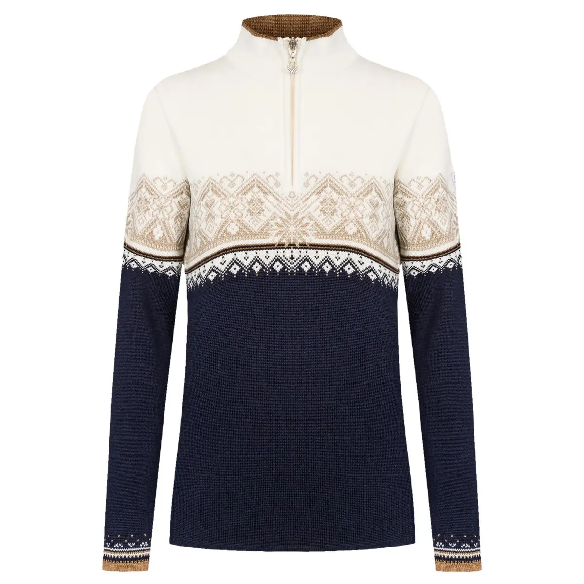 Dale of Norway Women's Moritz Sweater Navy/Bronze/Beige/Offwhite