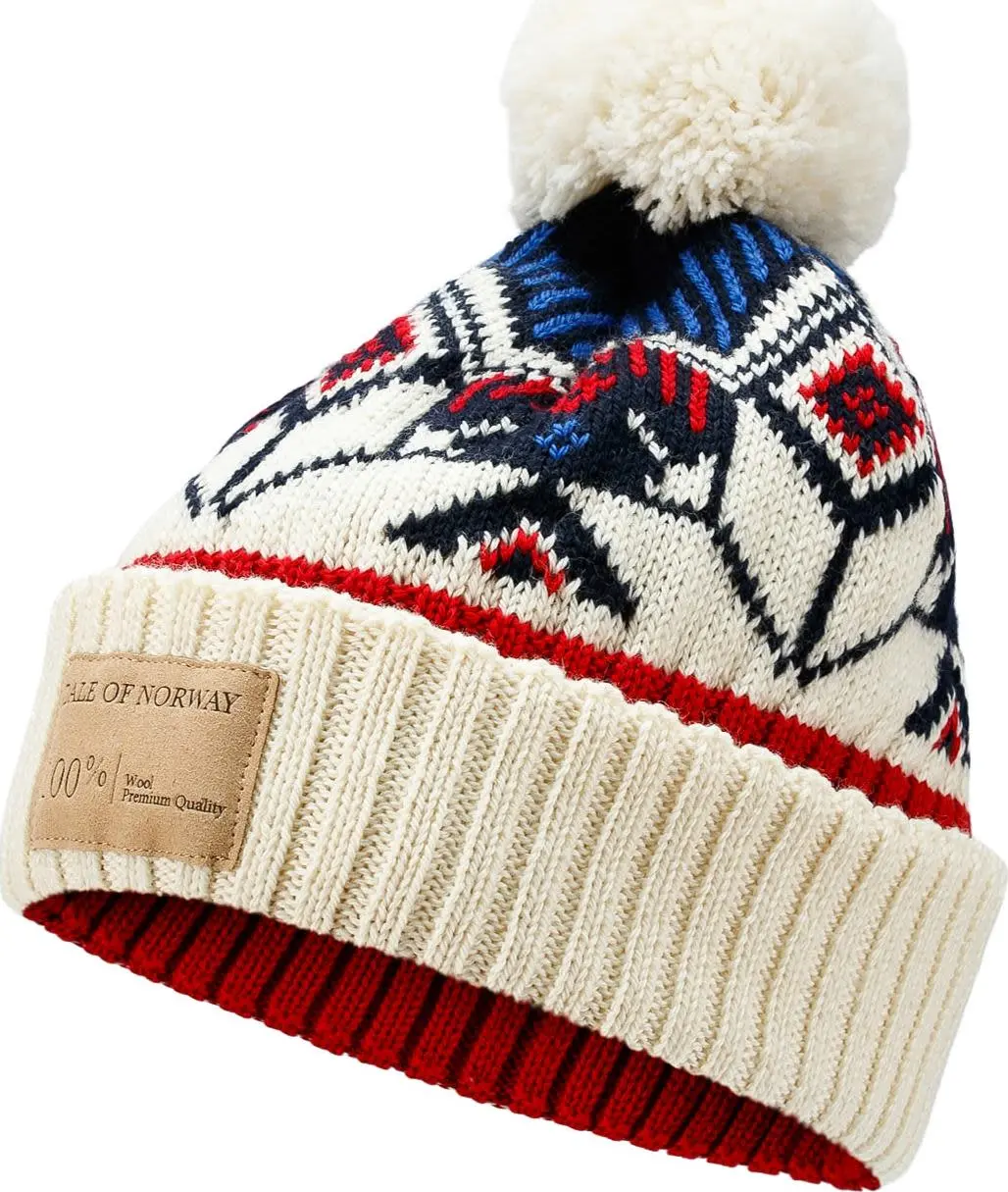 Dale of Norway Vilja Wool Hat White