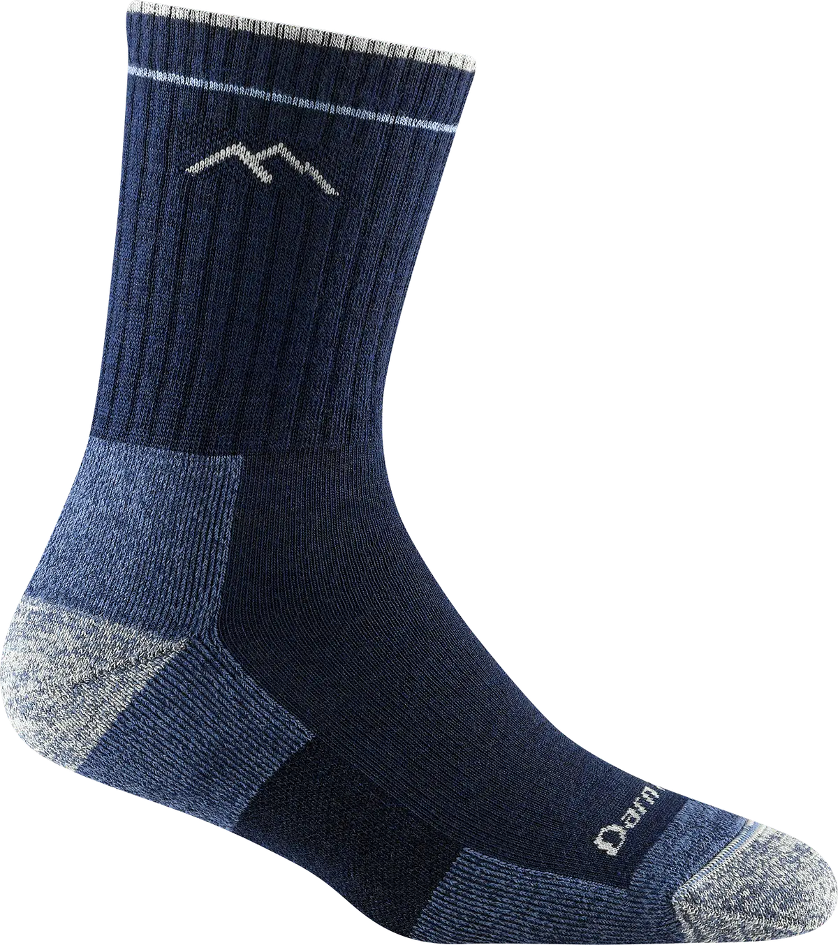 Darn Tough Women's Hiker Micro Crew Midweight Hiking Sock Cushion Eclipse