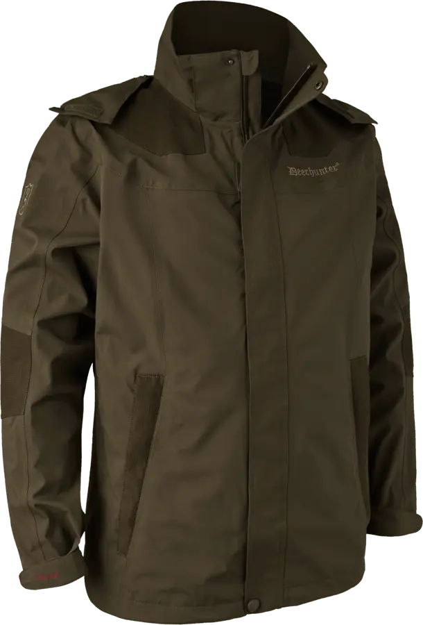 Deerhunter Men's Track Rain Jacket Canteen