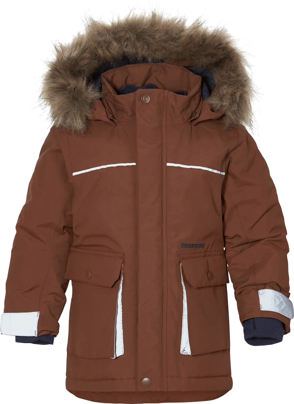 Didriksons Kids' Kure Parka 5 Earth Brown