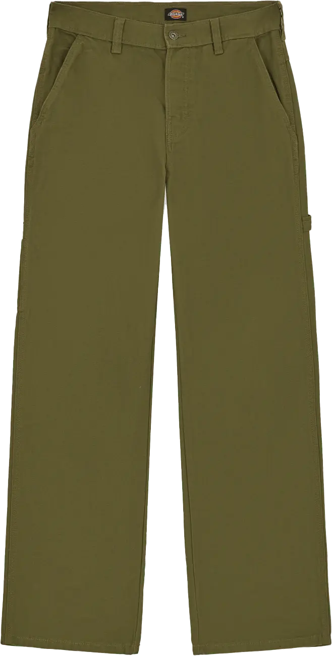 Dickies Men's Canvas Carpenter Lighweight Military Green