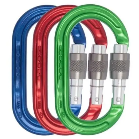 DMM Ultra O Screwgate 3-pack Blue/Red/Green