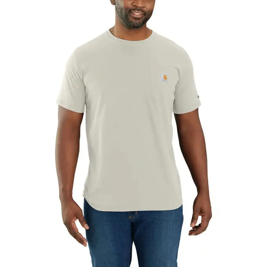Carhartt Men's Carhartt Force Relaxed Fit Midweight Short-Sleeve Pocket T-Shirt Malt