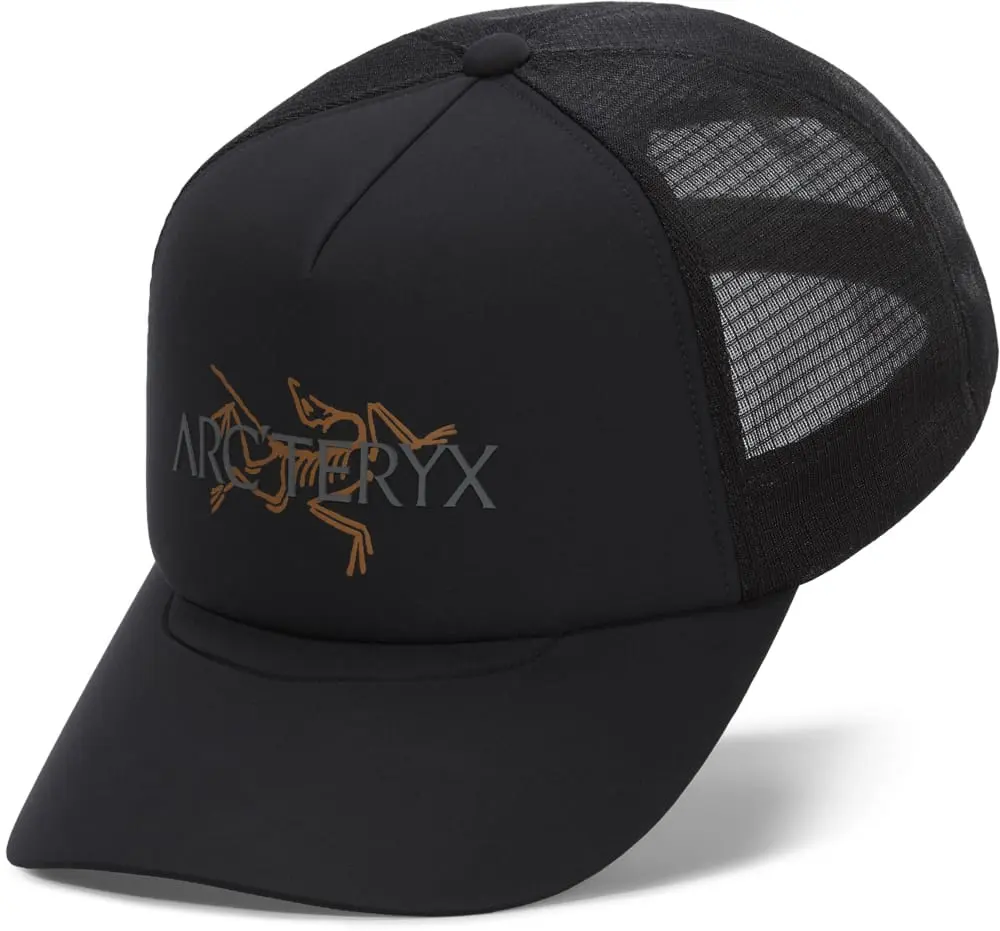 Arc'teryx Bird Word Trucker Hat 24k Black