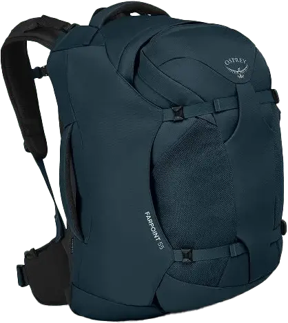 Osprey Men's Farpoint 55 Travel Pack Muted Space Blue