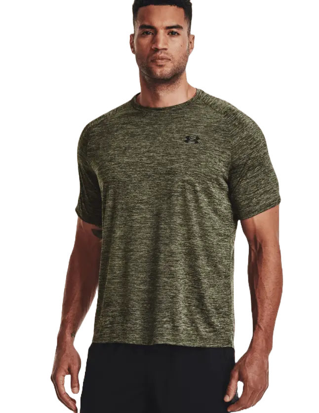 Under Armour Men's UA Tech 2.0 SS Tee Marine Od Green/Black