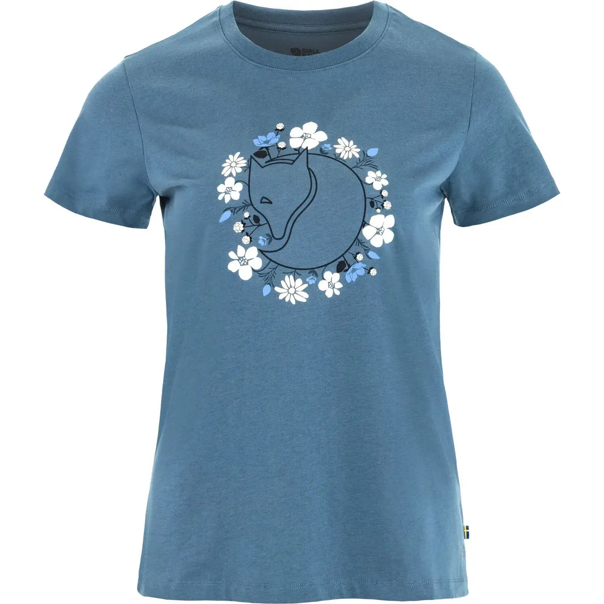 Fjällräven Fjällblomster Fox T-Shirt W Dawn Blue