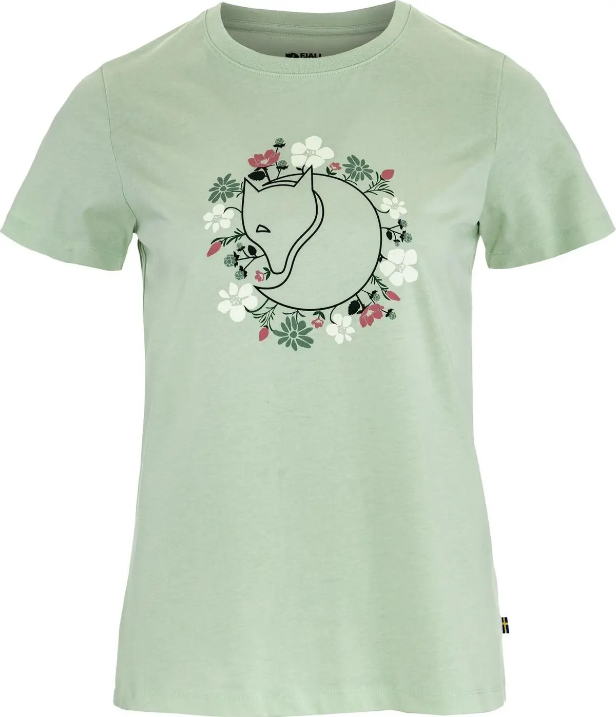 Fjällräven Fjällblomster Fox T-Shirt W Soft Jade