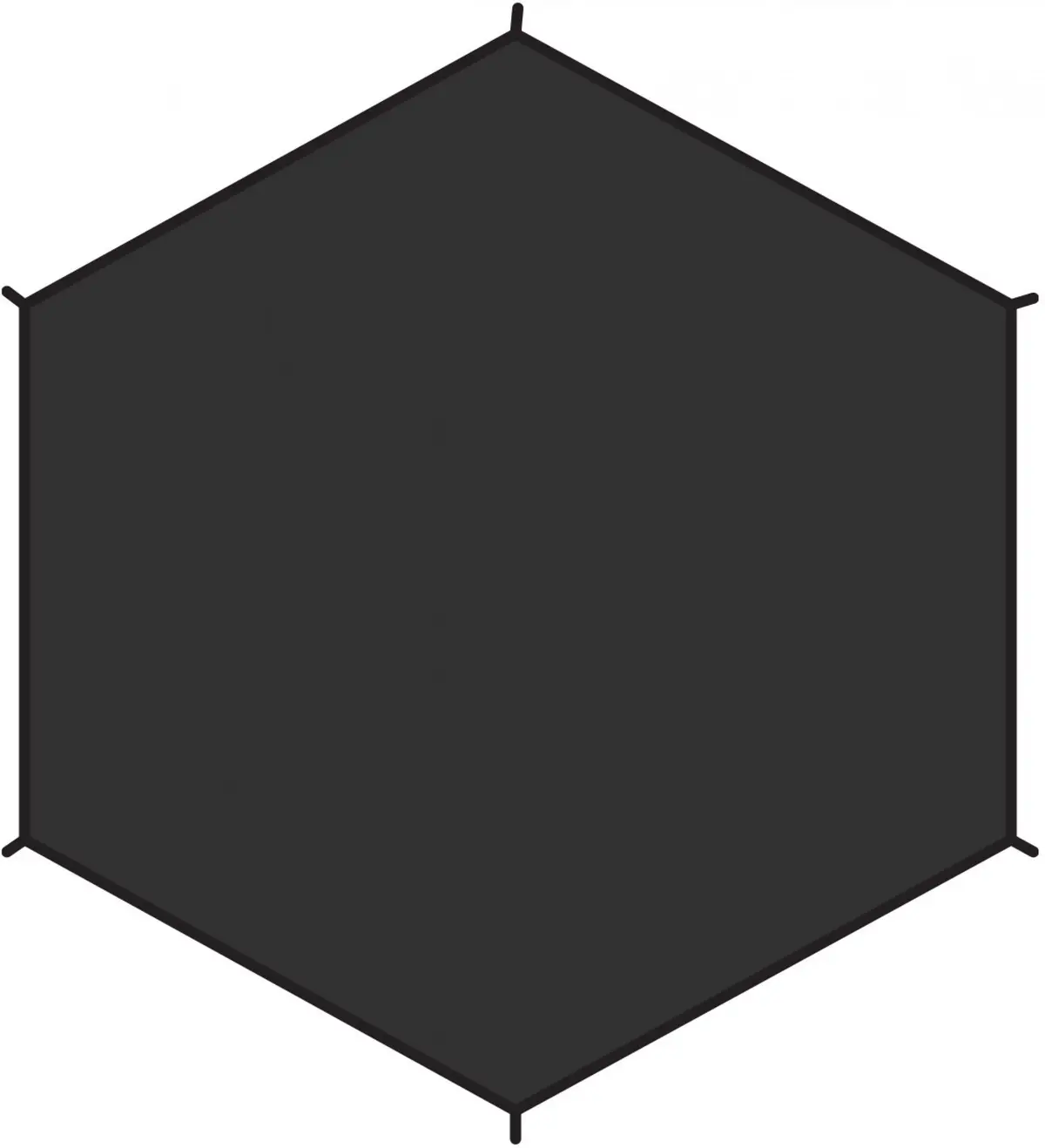 Fjällräven Dome 2 footprint Black