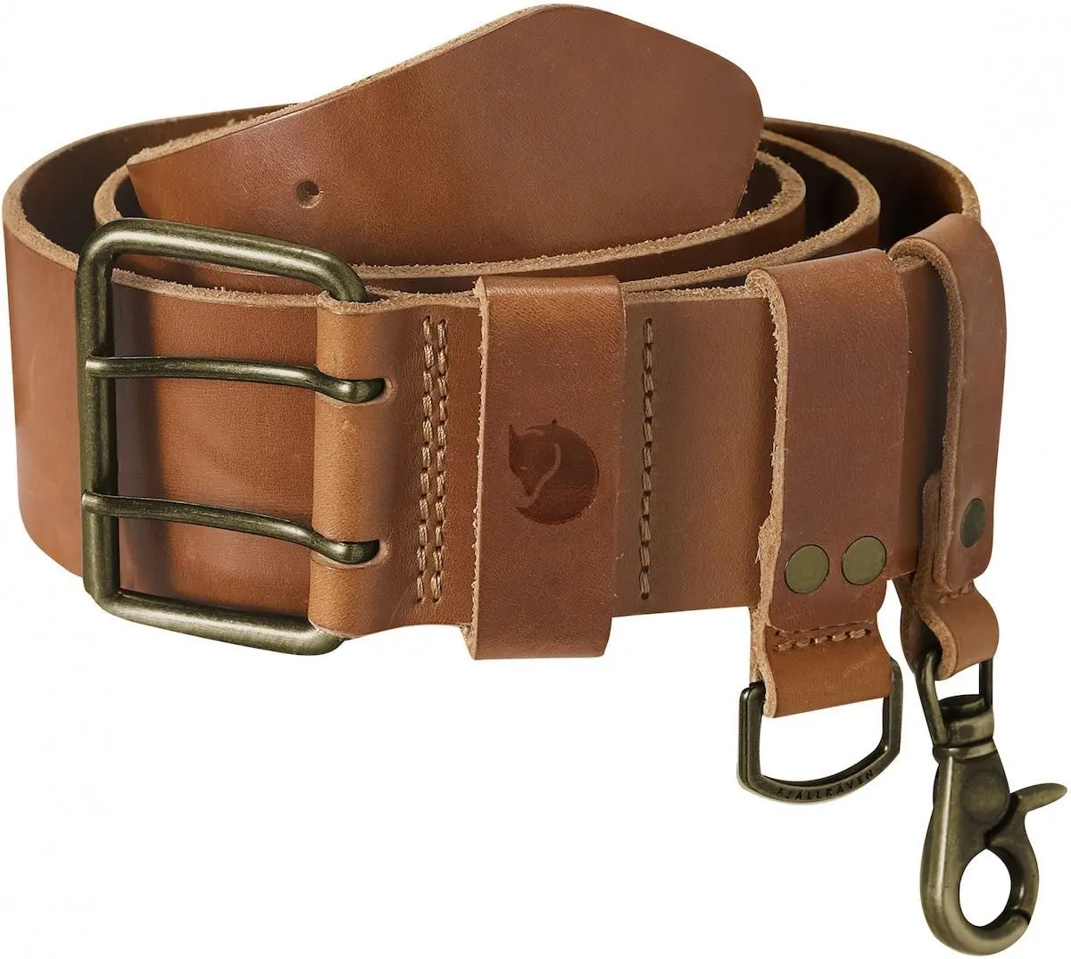 Fjällräven Equipment Belt Leather Cognac