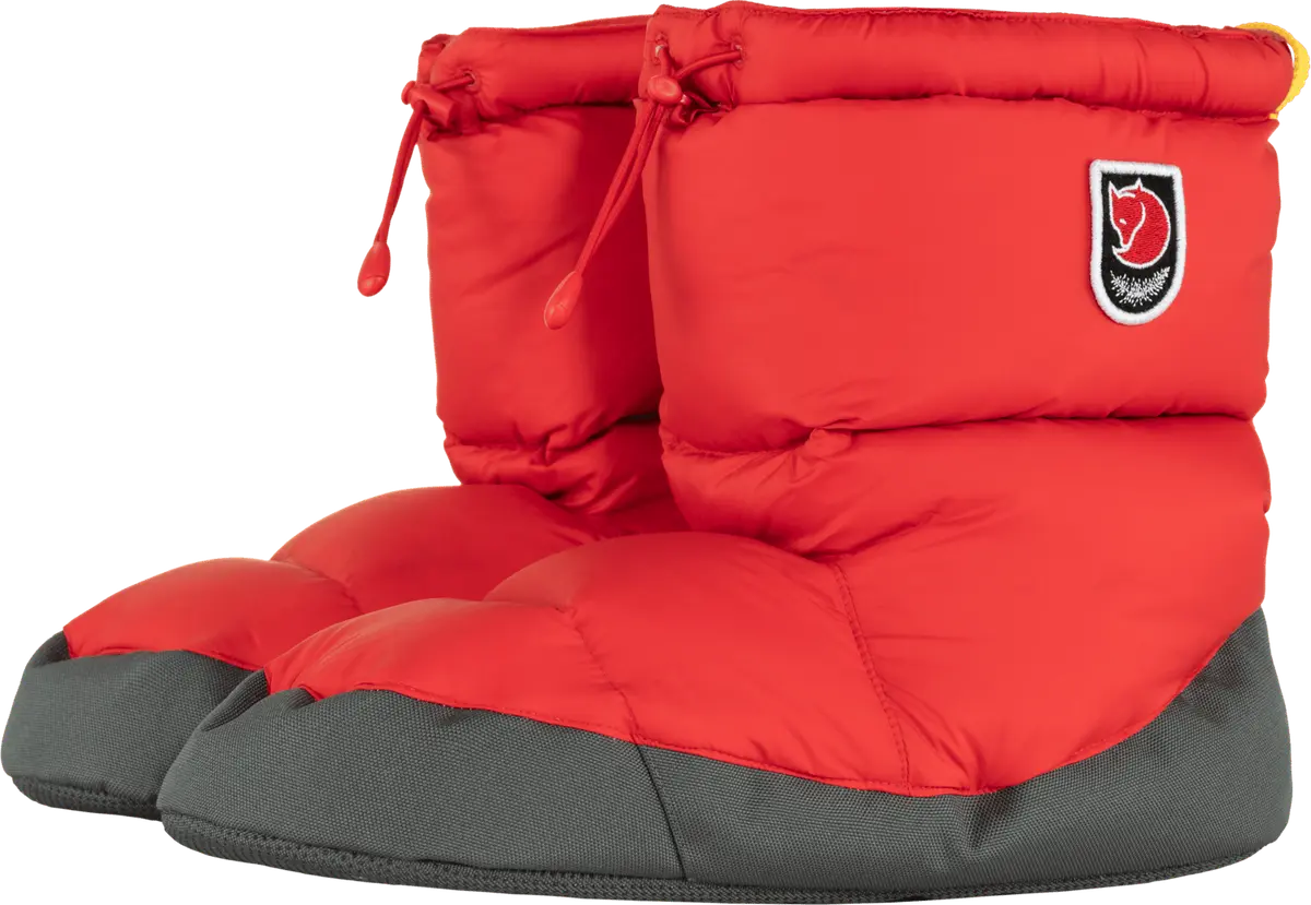 Fjällräven Expedition Down Booties True Red