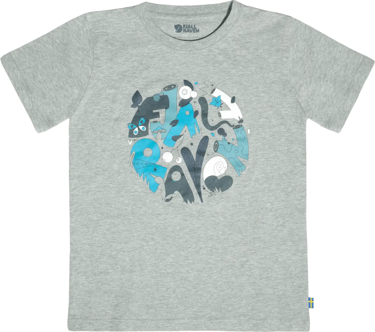Fjällräven Kids' Forest Findings T-Shirt Grey-Melange