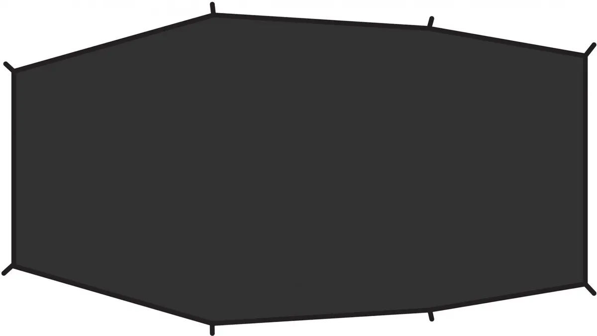 Fjällräven Lite 3 footprint Black