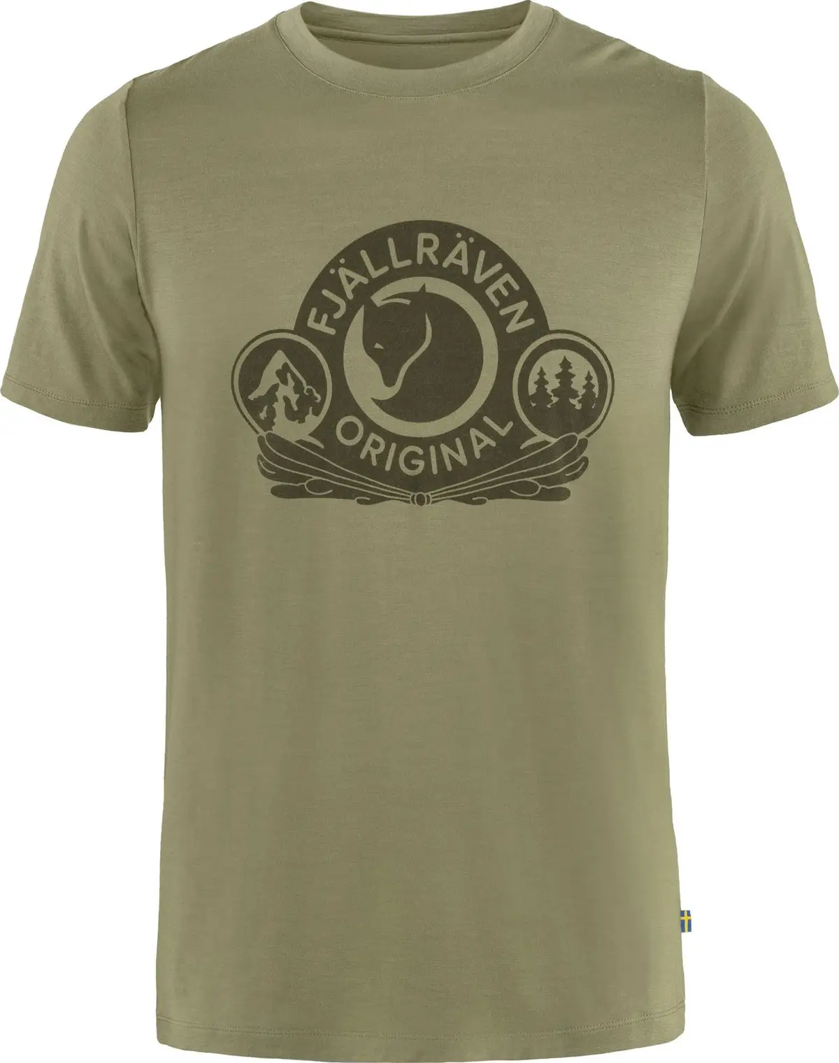 Fjällräven Men's Abisko Wool Classic SS Light Olive