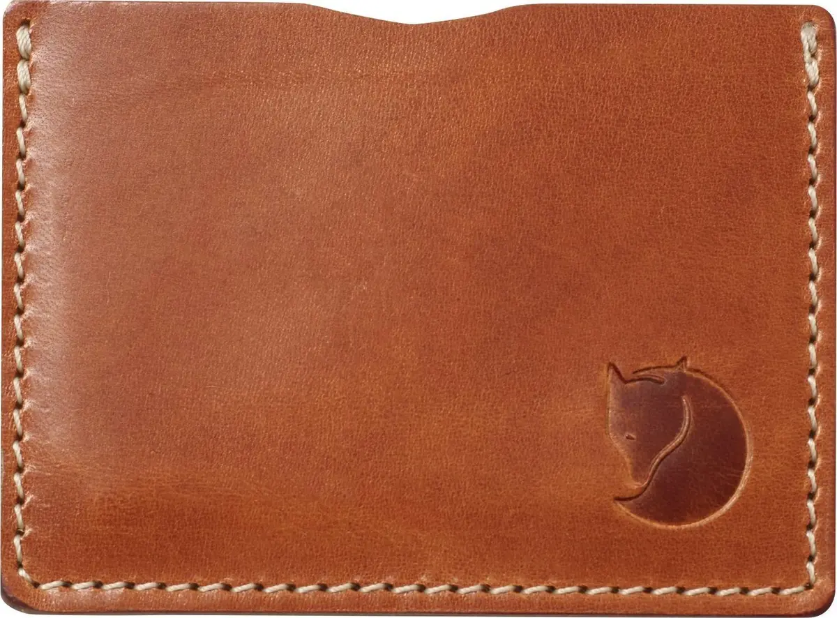 Fjällräven Övik Card Holder Leather Cognac