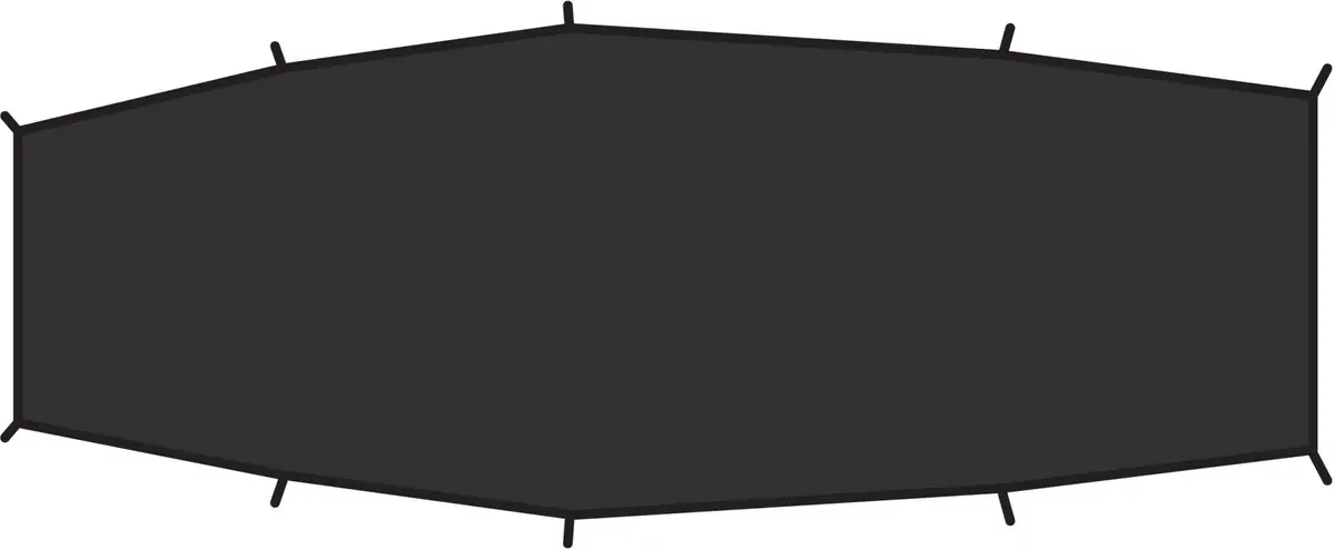 Fjällräven Shape 2 footprint Black