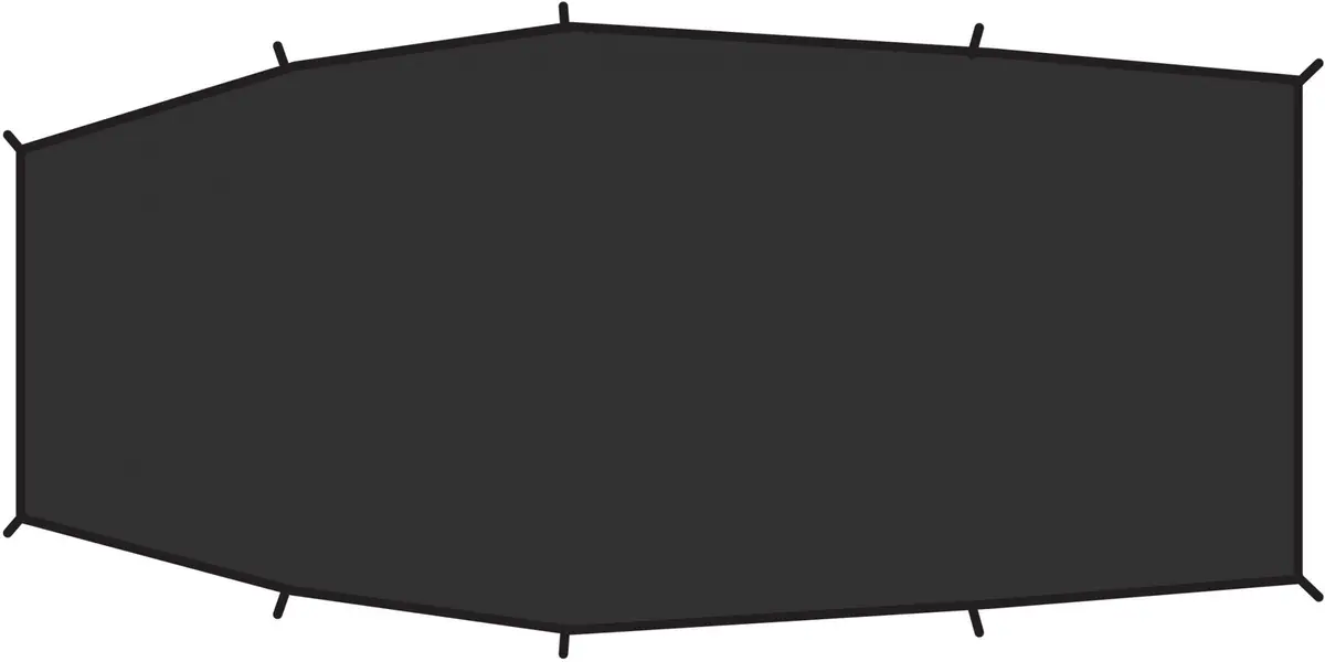 Fjällräven Shape 3 footprint Black