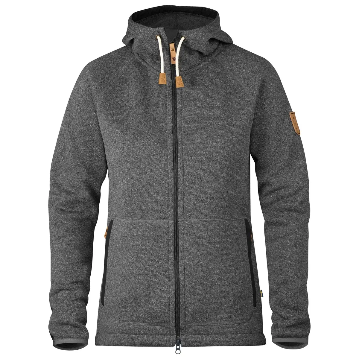 Fjällräven Women's Övik Reinforced Hoodie Dark Grey