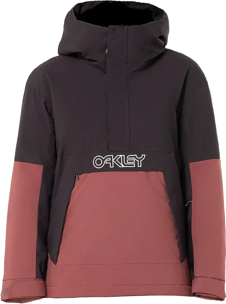 Oakley Women's Tnp Tbt Insulated Anorak Blackout/grenache