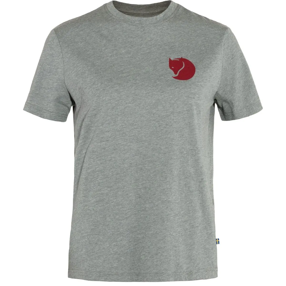 Fjällräven Women's Fox Boxy Logo Tee Grey/Melange