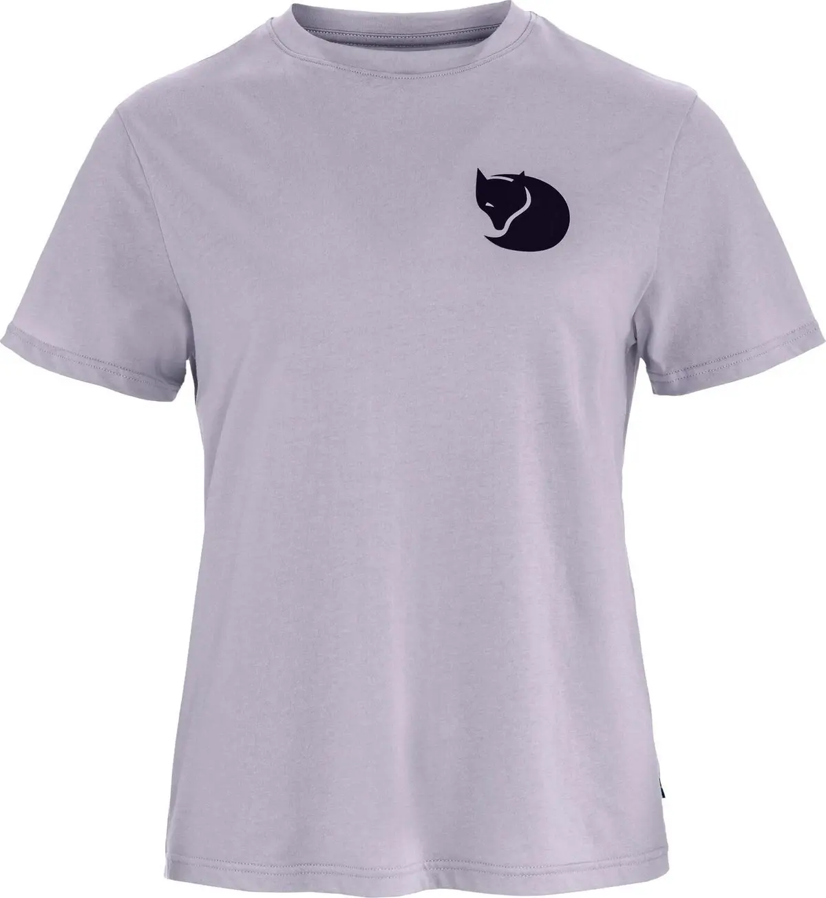 Fjällräven Women's Fox Boxy Logo Tee Lavender Mist