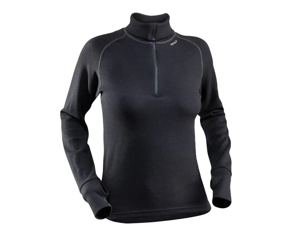 Devold Women's Expedition Zip Neck Black