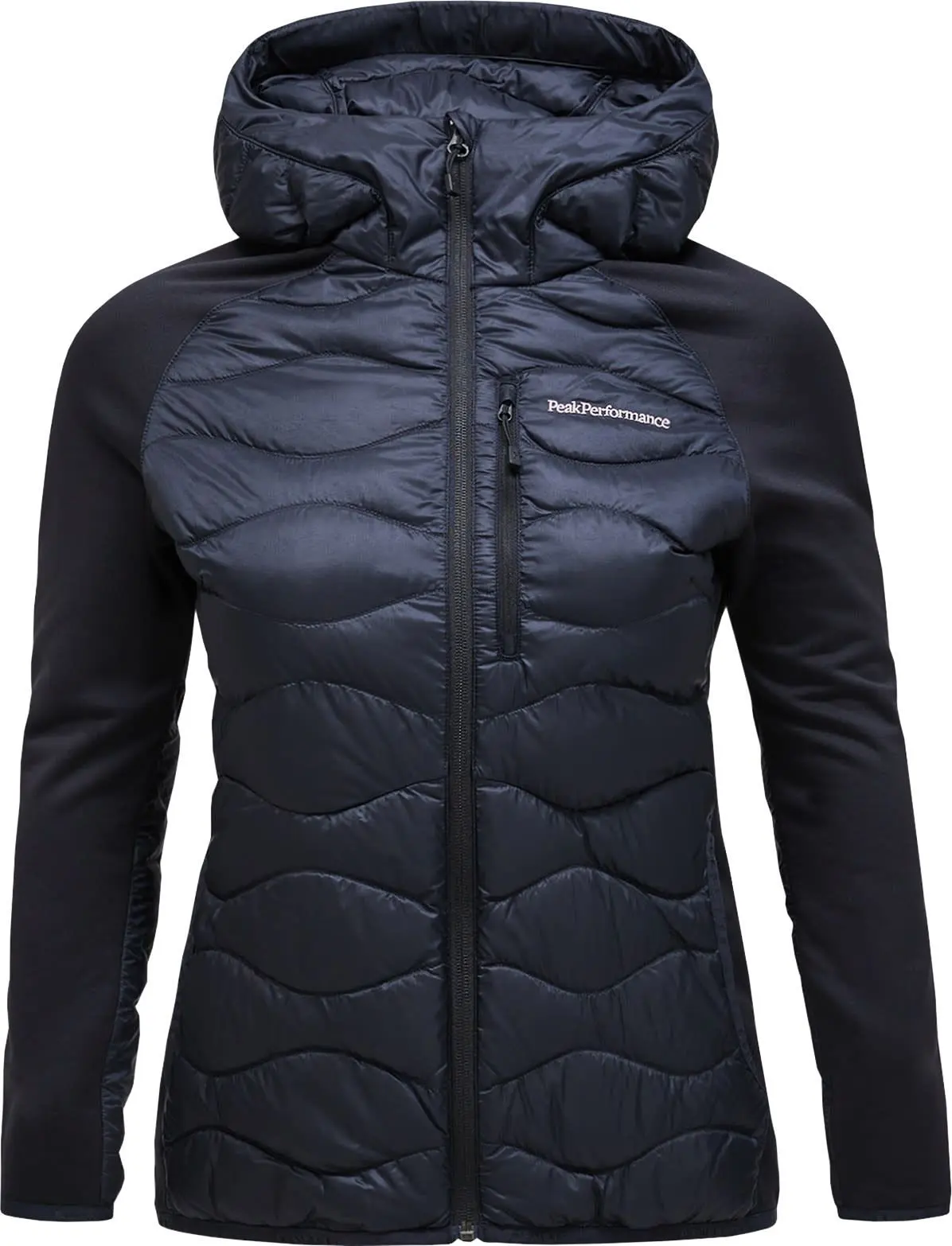 Peak Performance W Helium Down Hybrid Hood Black
