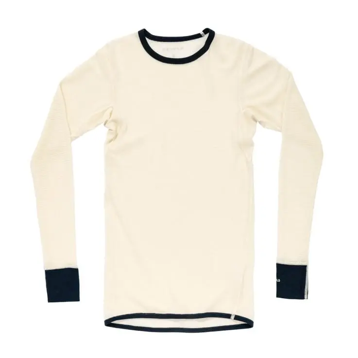 Devold Men's Wool Mesh Shirt Ink/offwhite